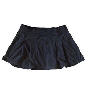 Lululemon Black Pleated Tennis Skirt 10